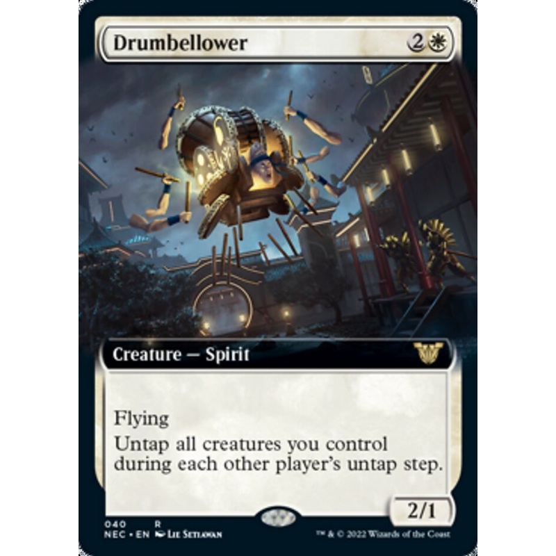 Drumbellower (Extended Art) [Kamigawa: Neon Dynasty Commander]