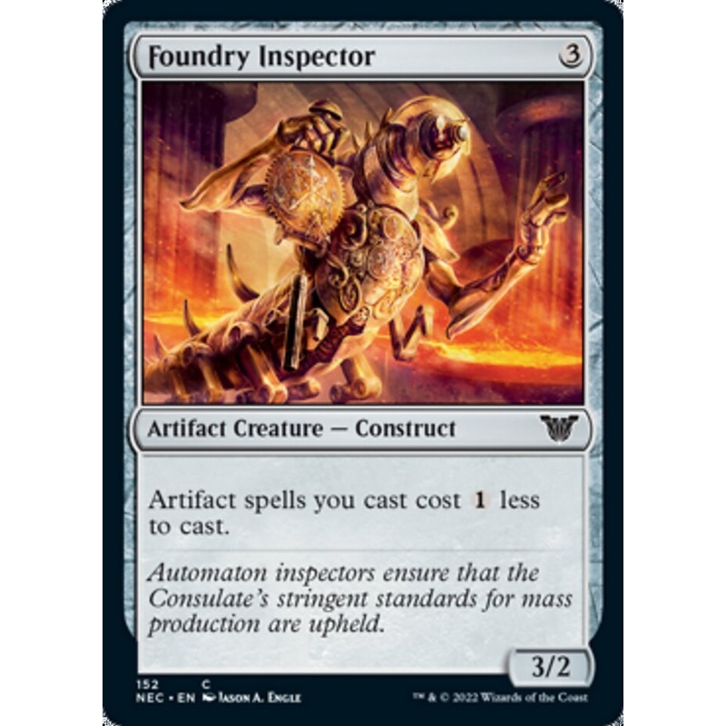 Foundry Inspector [Kamigawa: Neon Dynasty Commander]