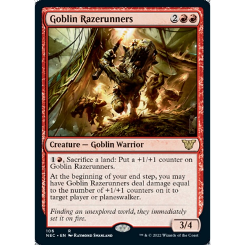Goblin Razerunners [Kamigawa: Neon Dynasty Commander]