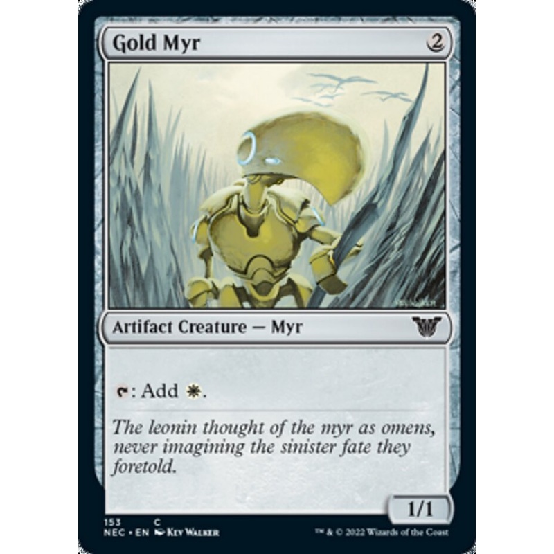 Gold Myr [Kamigawa: Neon Dynasty Commander]