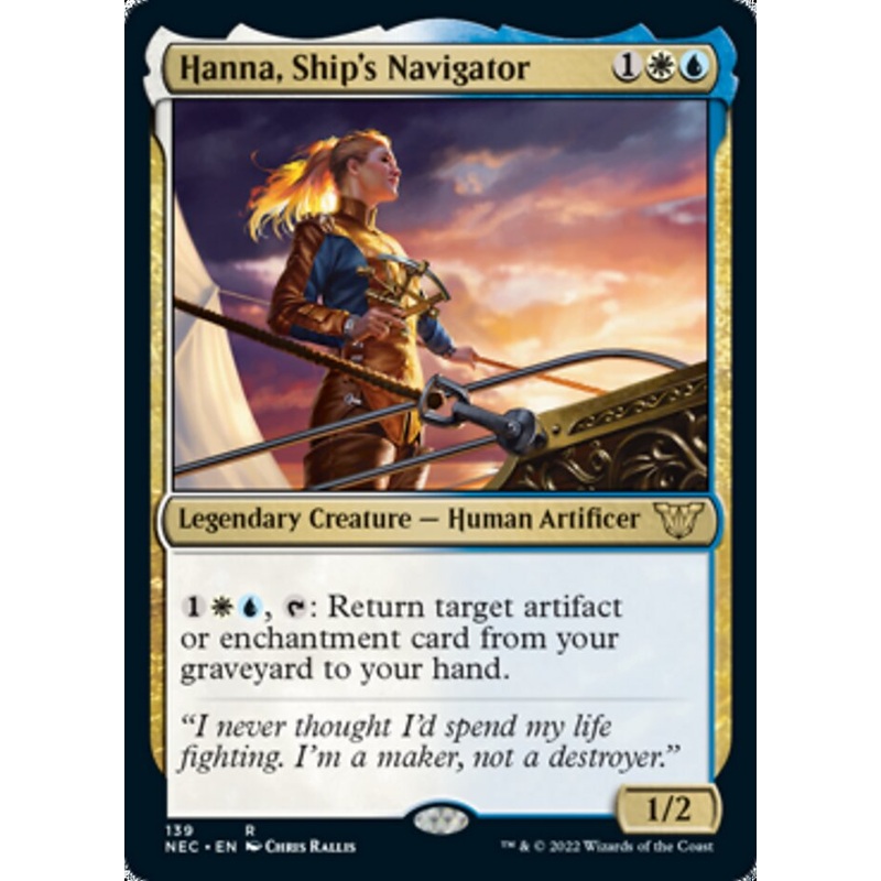 Hanna, Ship's Navigator [Kamigawa: Neon Dynasty Commander]