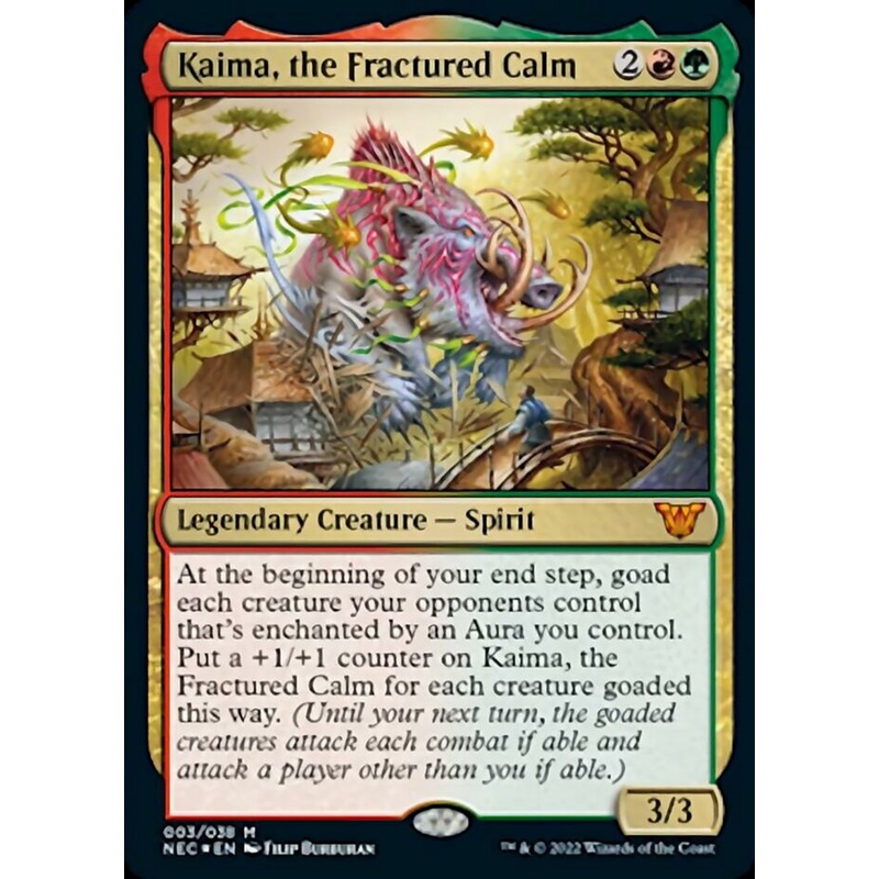 Kaima, the Fractured Calm [Kamigawa: Neon Dynasty Commander]