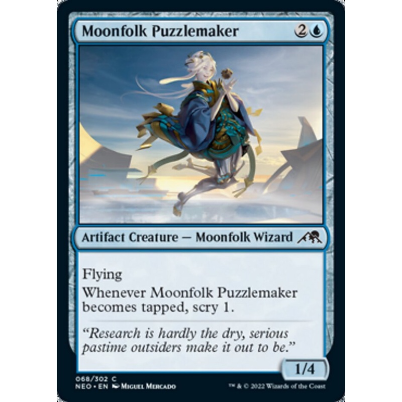 Moonfolk Puzzlemaker [Kamigawa: Neon Dynasty]
