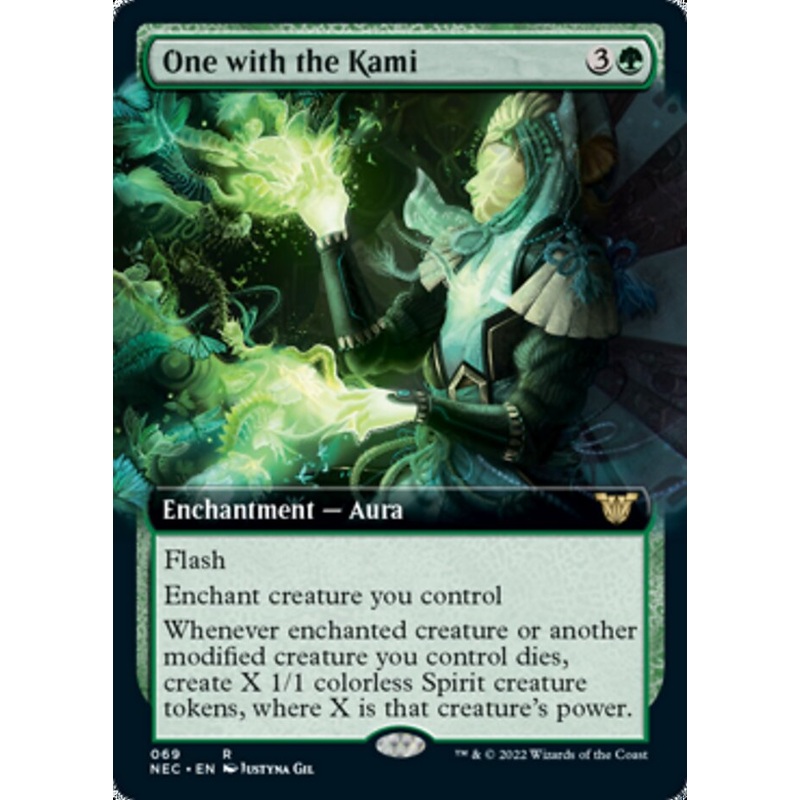 One with the Kami (Extended Art) [Kamigawa: Neon Dynasty Commander]