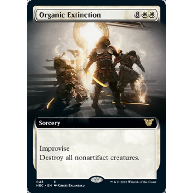 Organic Extinction (Extended Art) [Kamigawa: Neon Dynasty Commander]