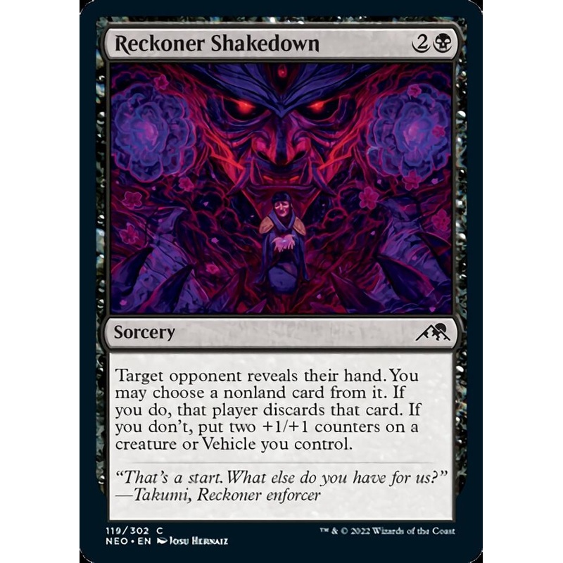 Reckoner Shakedown [Kamigawa: Neon Dynasty]