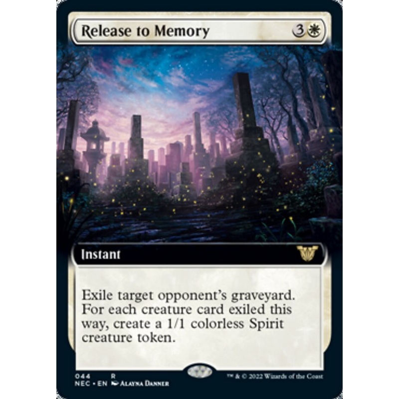 Release to Memory (Extended Art) [Kamigawa: Neon Dynasty Commander]