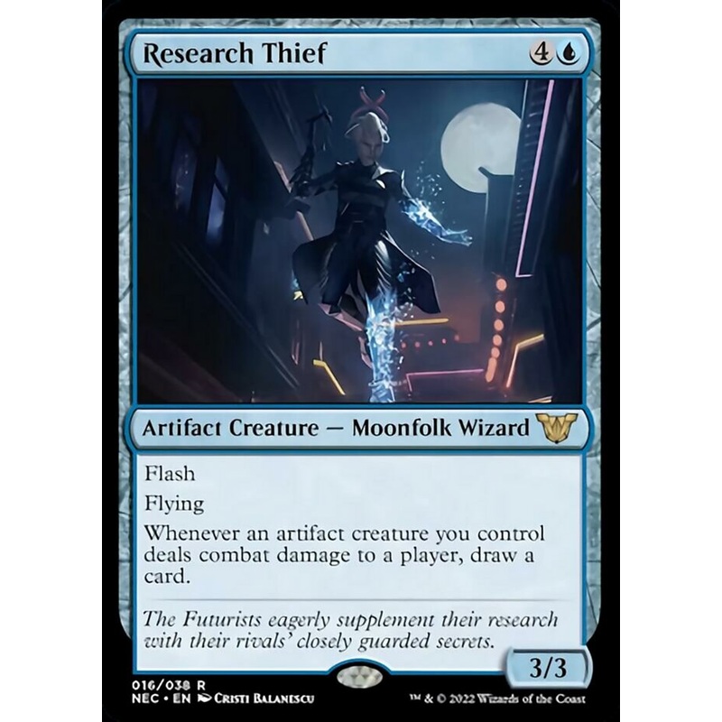 Research Thief [Kamigawa: Neon Dynasty Commander]