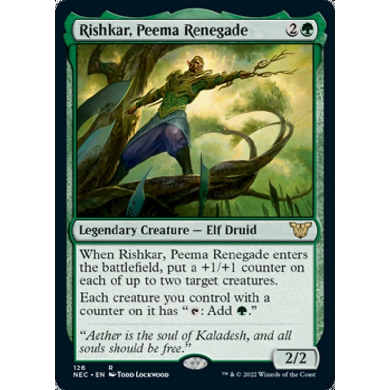 Rishkar, Peema Renegade [Kamigawa: Neon Dynasty Commander]