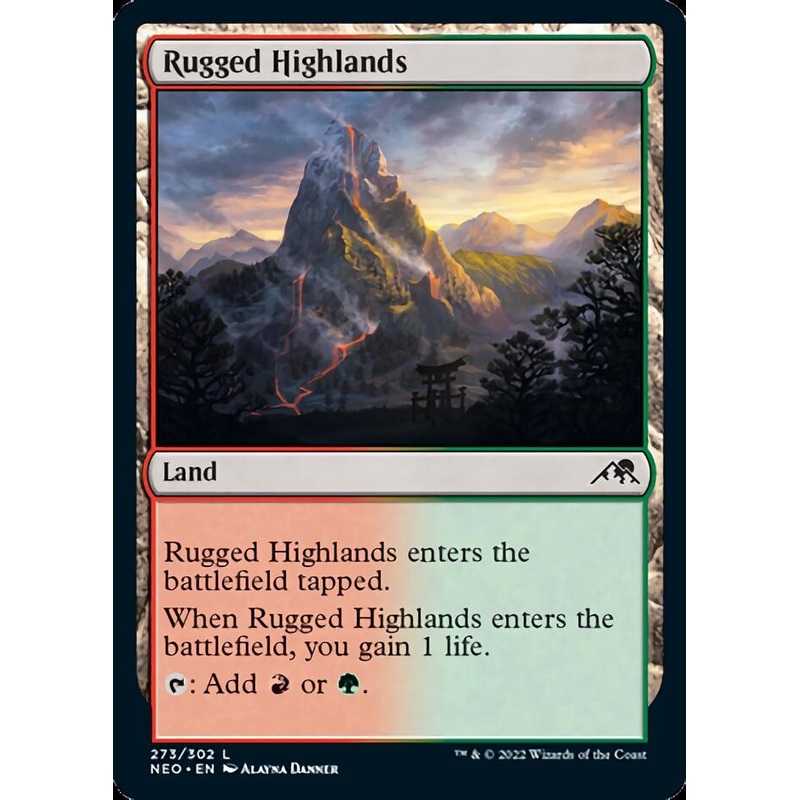 Rugged Highlands [Kamigawa: Neon Dynasty]