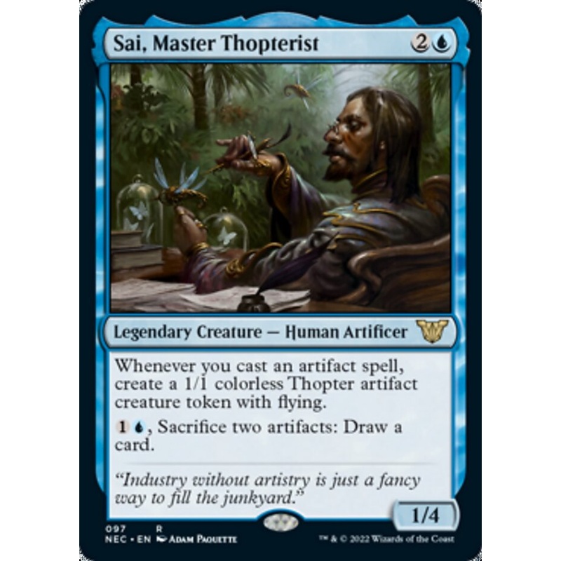 Sai, Master Thopterist [Kamigawa: Neon Dynasty Commander]