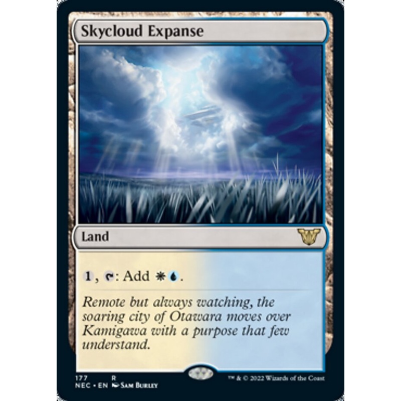 Skycloud Expanse [Kamigawa: Neon Dynasty Commander]