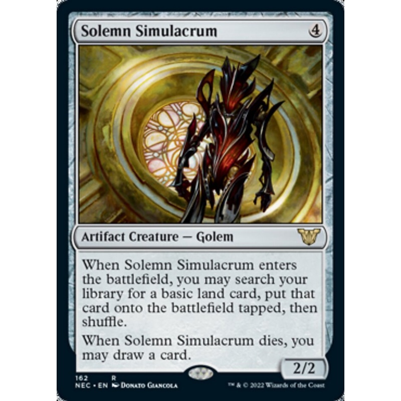 Solemn Simulacrum [Kamigawa: Neon Dynasty Commander]