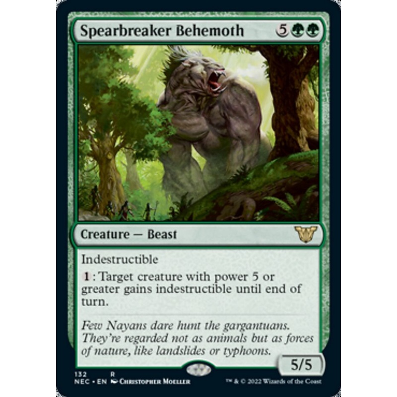 Spearbreaker Behemoth [Kamigawa: Neon Dynasty Commander]