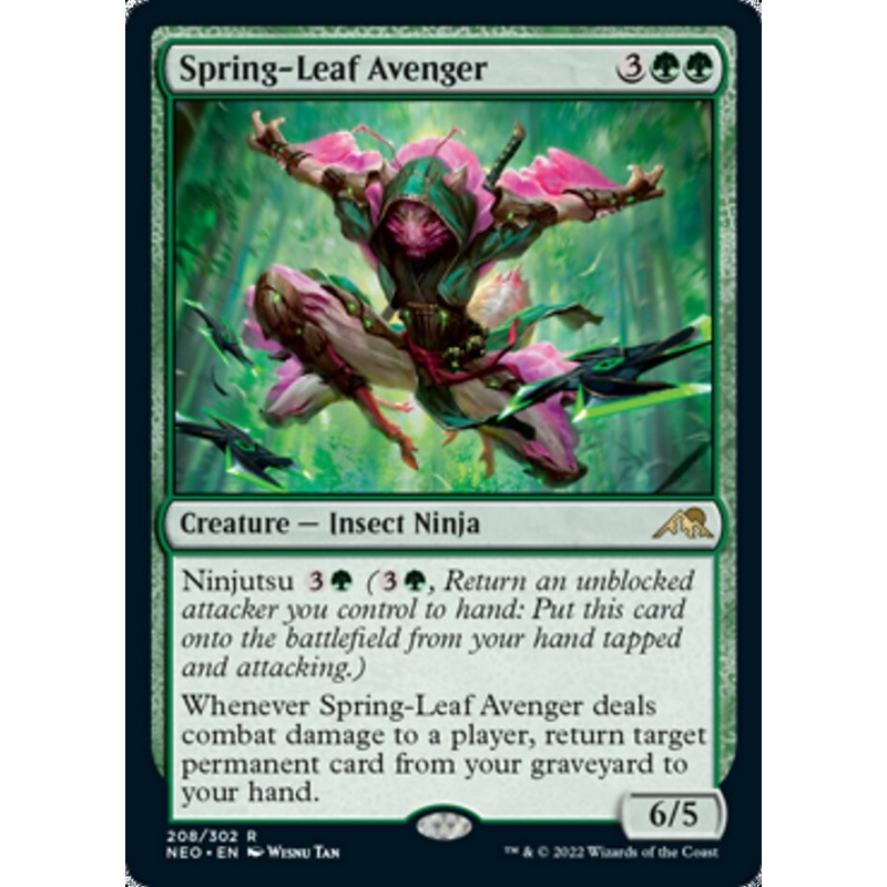 Spring-Leaf Avenger [Kamigawa: Neon Dynasty]