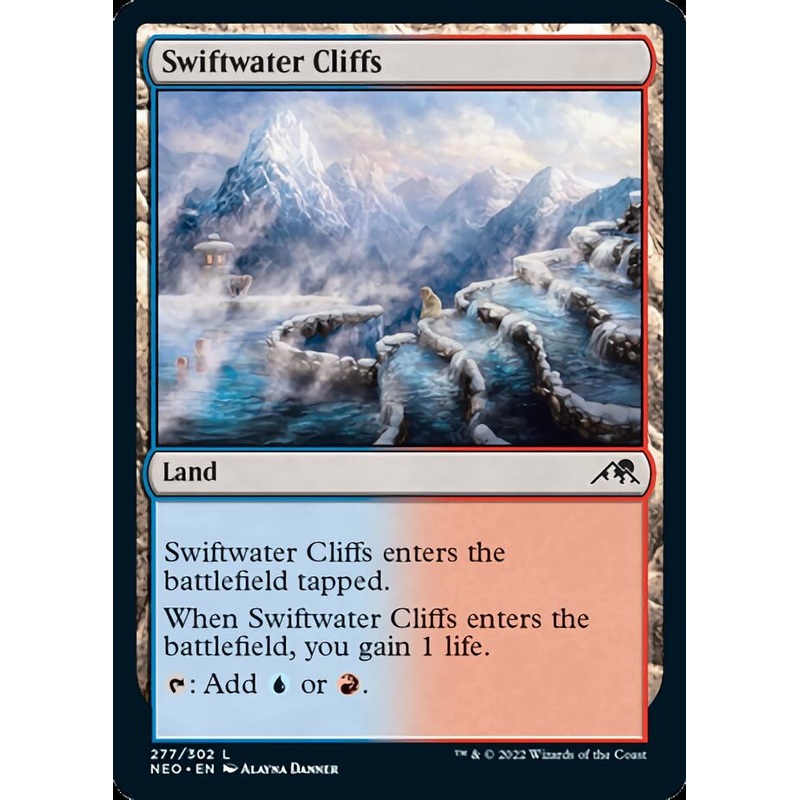 Swiftwater Cliffs [Kamigawa: Neon Dynasty]