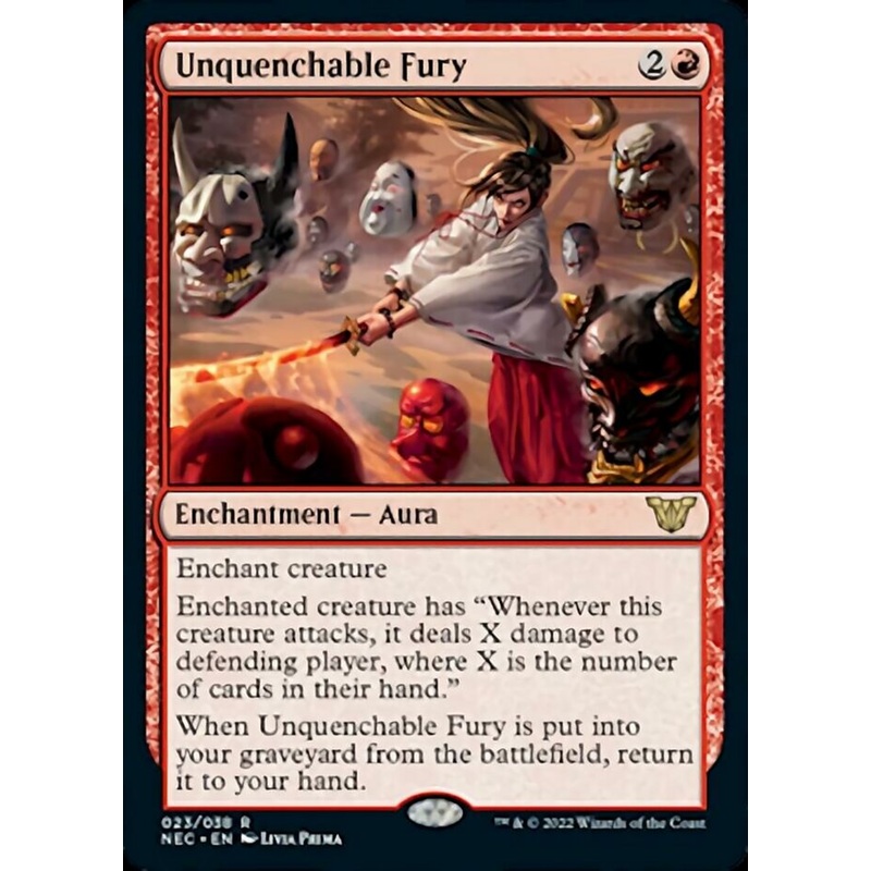 Unquenchable Fury [Kamigawa: Neon Dynasty Commander]