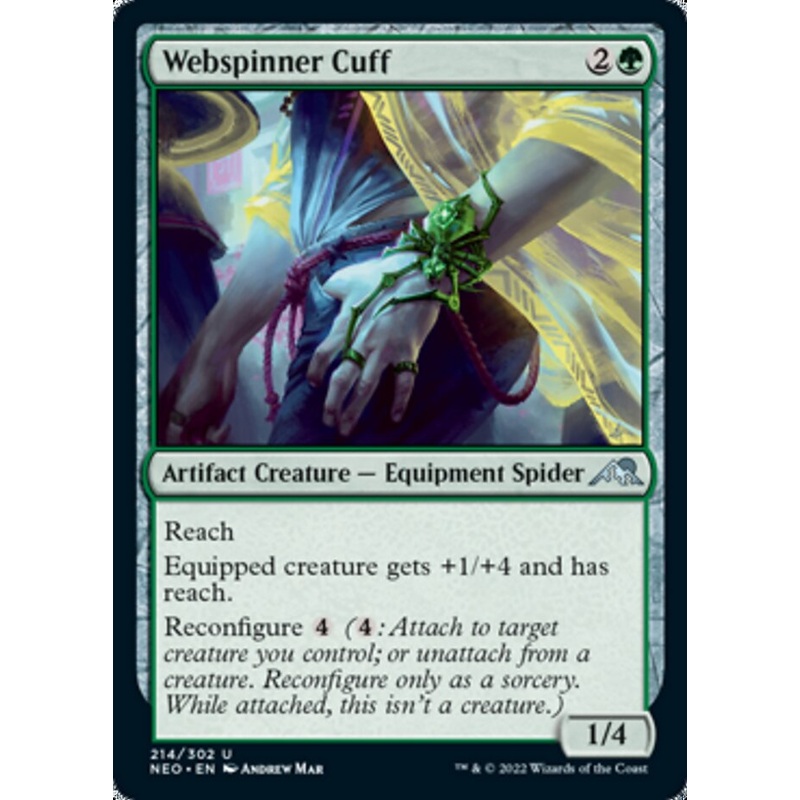 Webspinner Cuff [Kamigawa: Neon Dynasty]