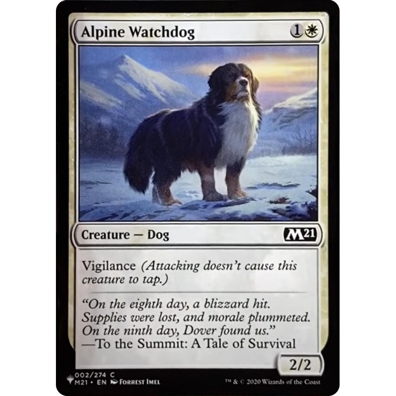 Alpine Watchdog [The List]