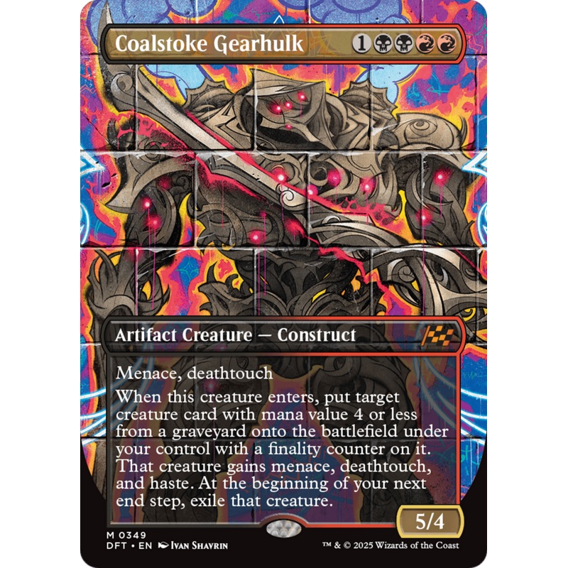 Coalstoke Gearhulk (Borderless) [Aetherdrift]