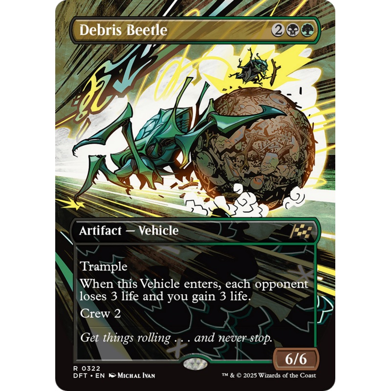 Debris Beetle (Borderless) [Aetherdrift]