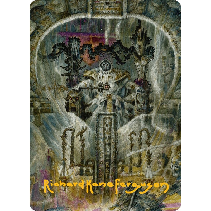 Gonti, Night Minister Art Card (Gold-Stamped Signature) [Aetherdrift Art Series]