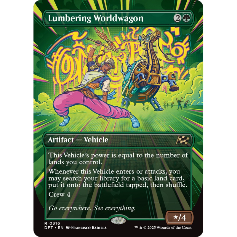 Lumbering Worldwagon (Borderless) [Aetherdrift]