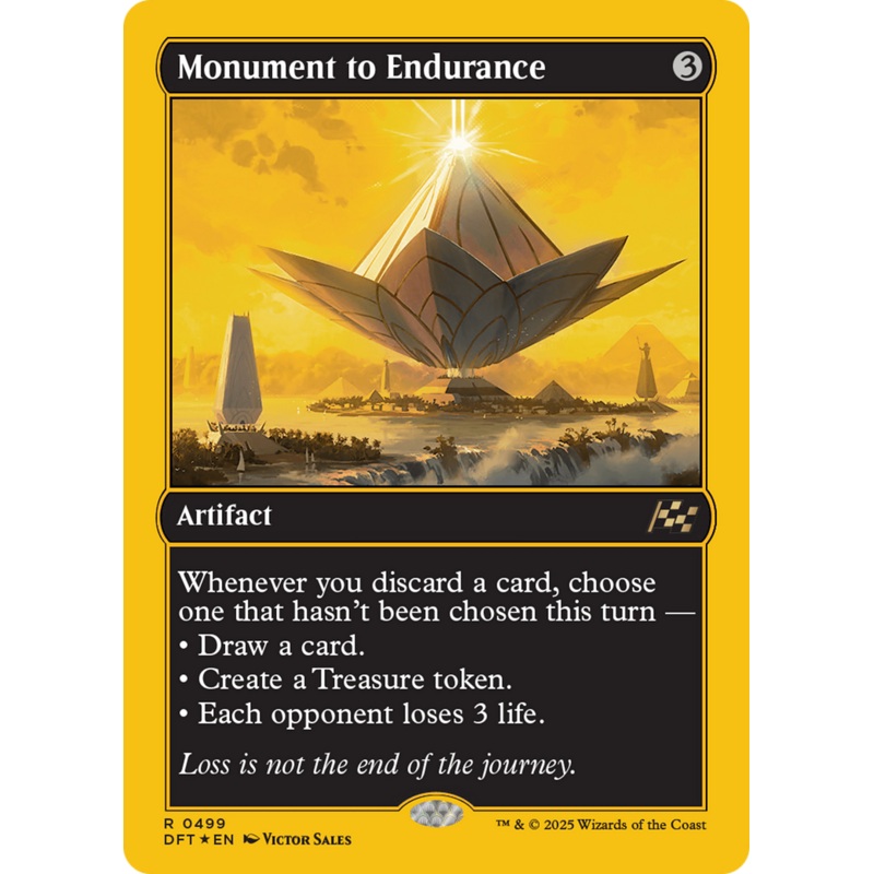 Monument to Endurance (First-Place Foil) [Aetherdrift]