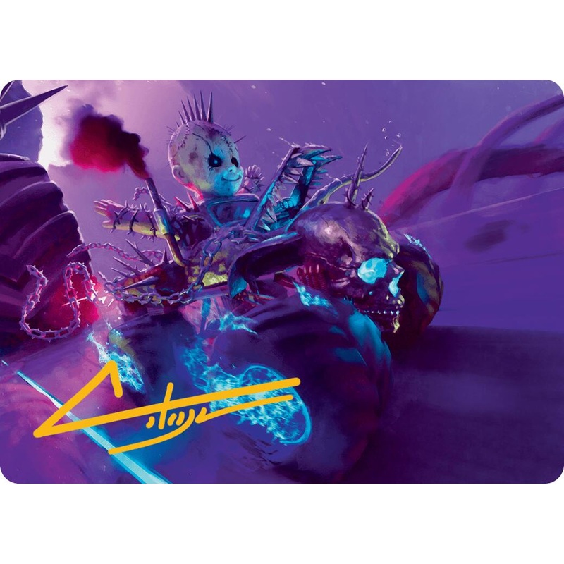 Pactdoll Terror Art Card (Gold-Stamped Signature) [Aetherdrift Art Series]