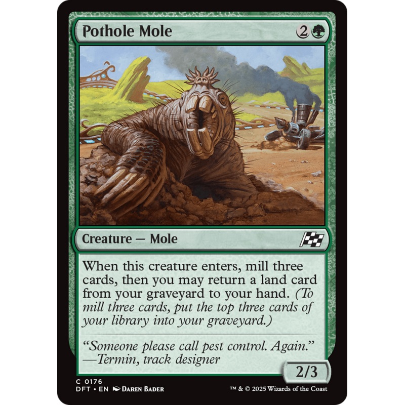 Pothole Mole [Aetherdrift]
