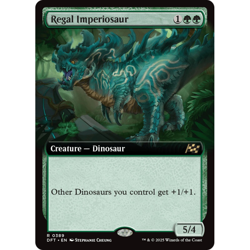 Regal Imperiosaur (Extended Art) [Aetherdrift]