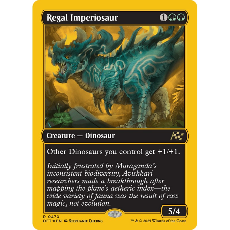 Regal Imperiosaur (First-Place Foil) [Aetherdrift]