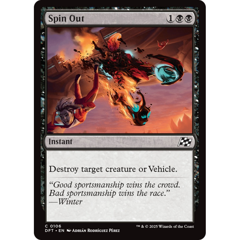 Spin Out [Aetherdrift]