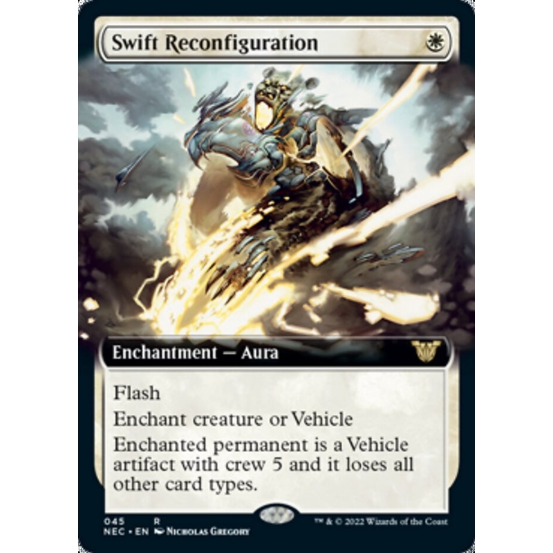 Swift Reconfiguration (Extended Art) [Kamigawa: Neon Dynasty Commander]