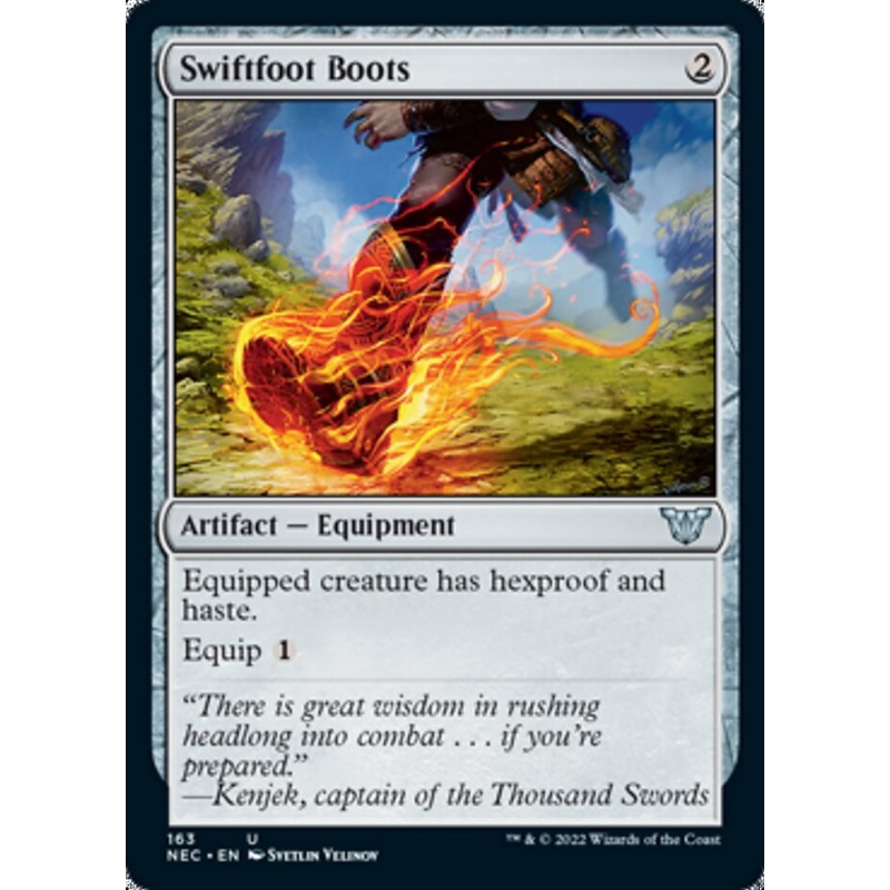 Swiftfoot Boots [Kamigawa: Neon Dynasty Commander]