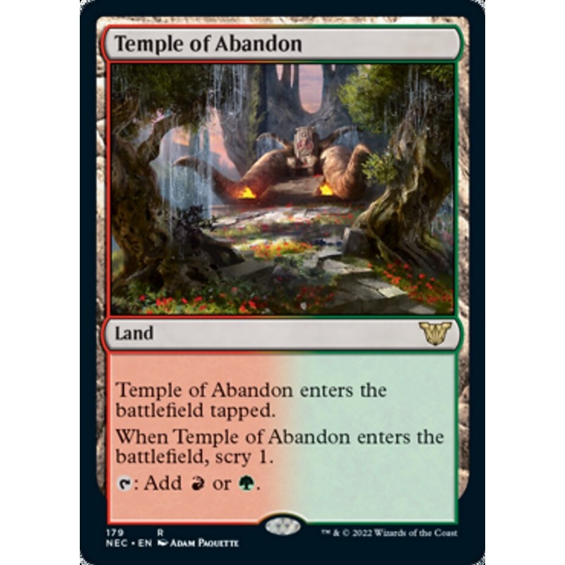 Temple of Abandon [Kamigawa: Neon Dynasty Commander]