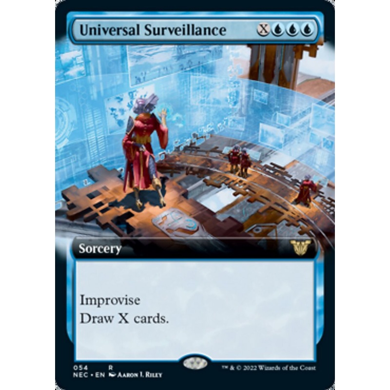 Universal Surveillance (Extended Art) [Kamigawa: Neon Dynasty Commander]