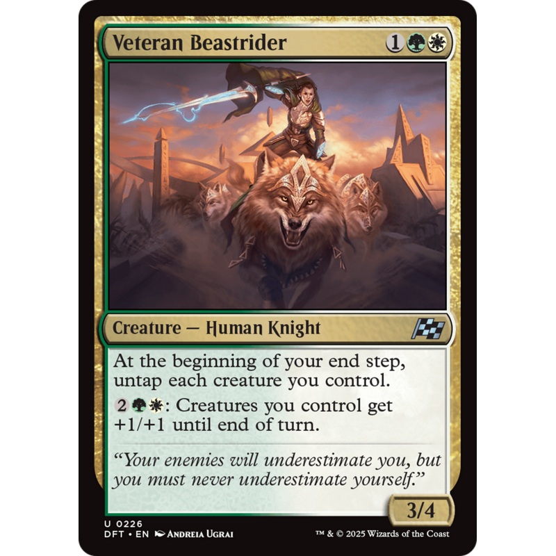 Veteran Beastrider [Aetherdrift]