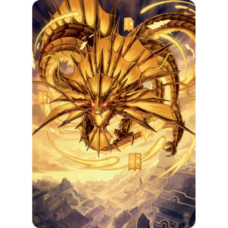 Ao, the Dawn Sky 2 Art Card [Kamigawa: Neon Dynasty Art Series]