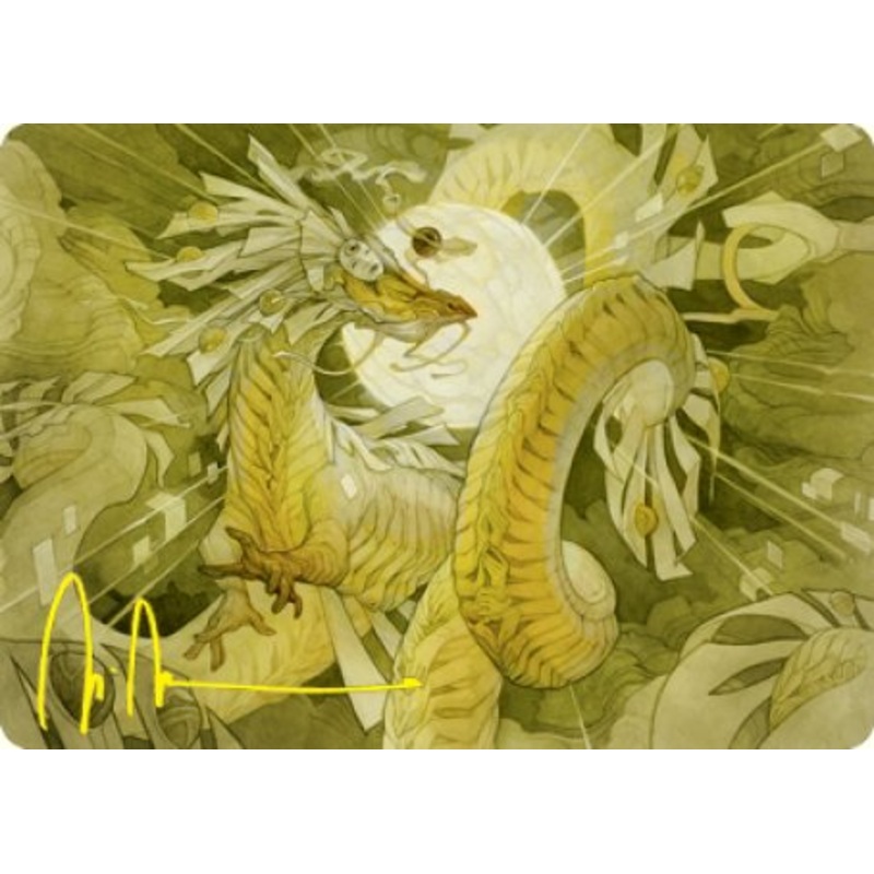 Brilliant Restoration Art Card (Gold-Stamped Signature) [Kamigawa: Neon Dynasty Art Series]