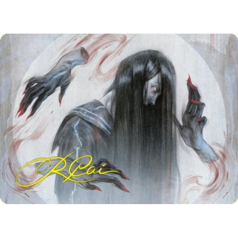 Clawing Torment Art Card (Gold-Stamped Signature) [Kamigawa: Neon Dynasty Art Series]