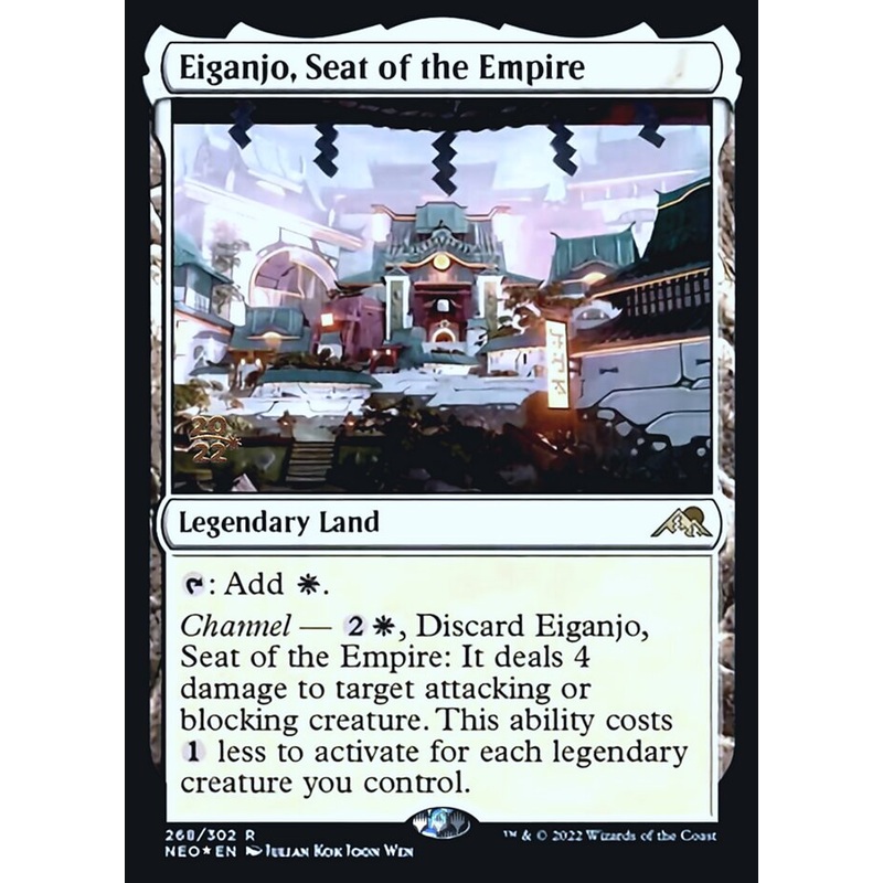 Eiganjo, Seat of the Empire [Kamigawa: Neon Dynasty Prerelease Promos]
