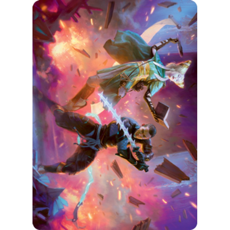 Explosive Entry Art Card [Kamigawa: Neon Dynasty Art Series]