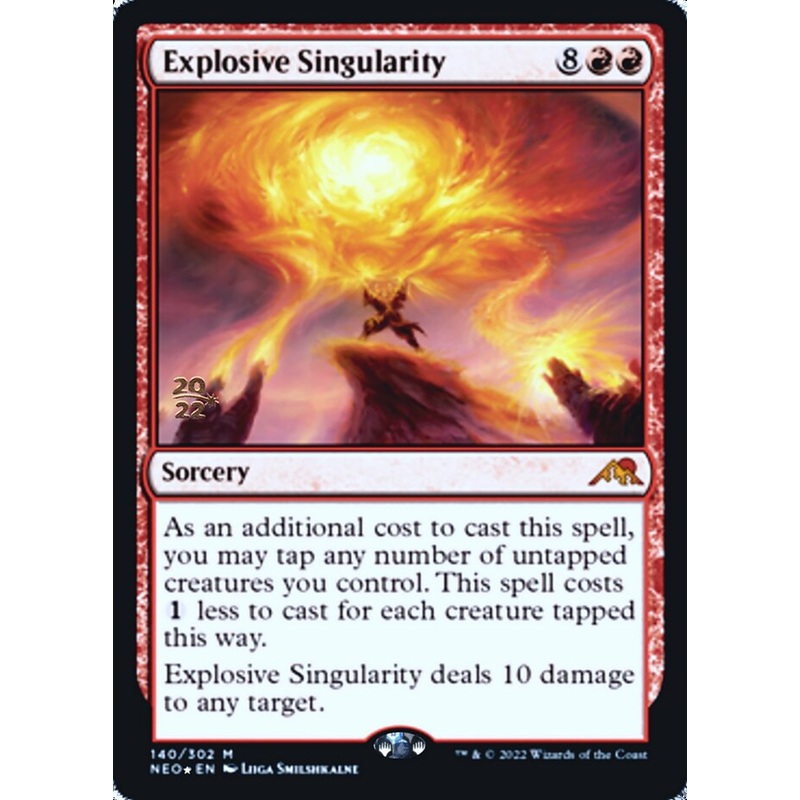 Explosive Singularity [Kamigawa: Neon Dynasty Prerelease Promos]