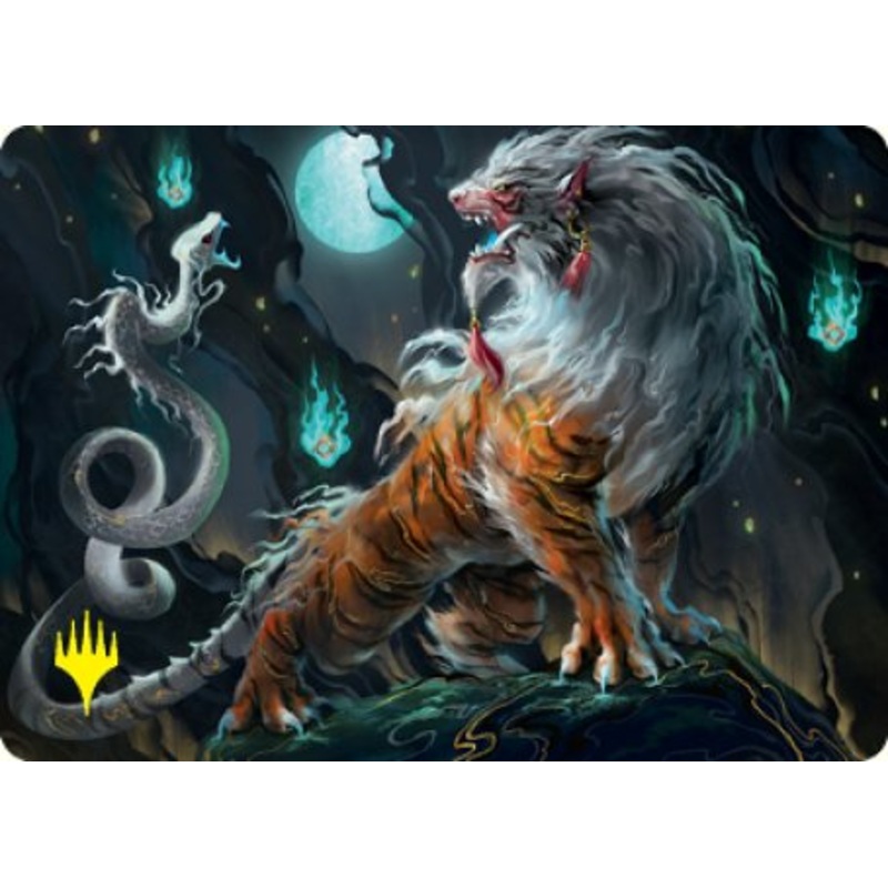 Gloomshrieker Art Card (Gold-Stamped Signature) [Kamigawa: Neon Dynasty Art Series]