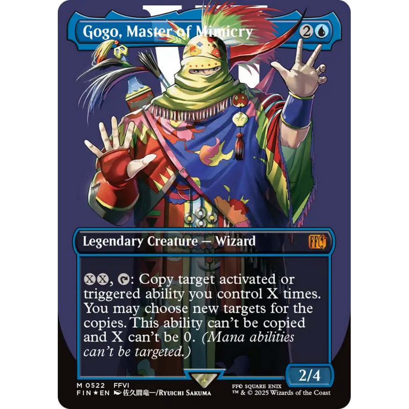 Gogo, Master of Mimicry (Borderless) (Surge Foil) [FINAL FANTASY]