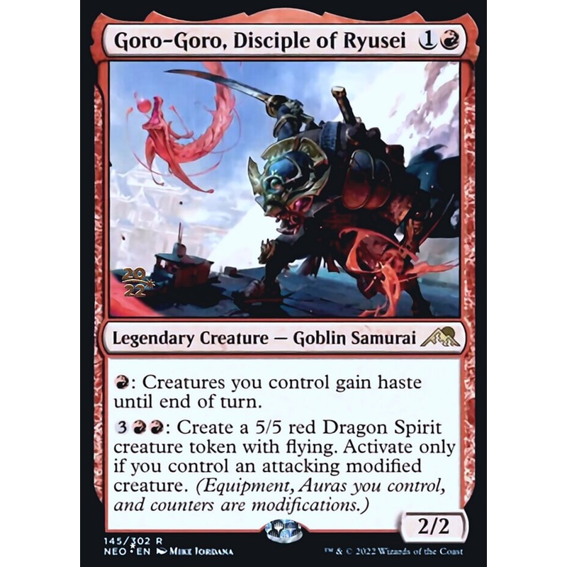 Goro-Goro, Disciple of Ryusei [Kamigawa: Neon Dynasty Prerelease Promos]