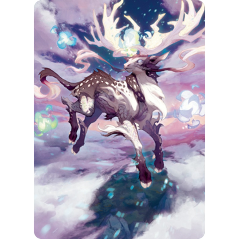 Hinata, Dawn-Crowned Art Card [Kamigawa: Neon Dynasty Art Series]