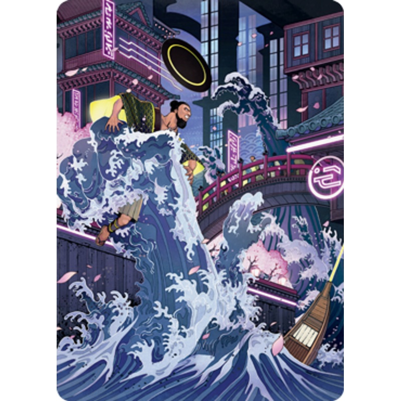 Invoke Despair Art Card [Kamigawa: Neon Dynasty Art Series]