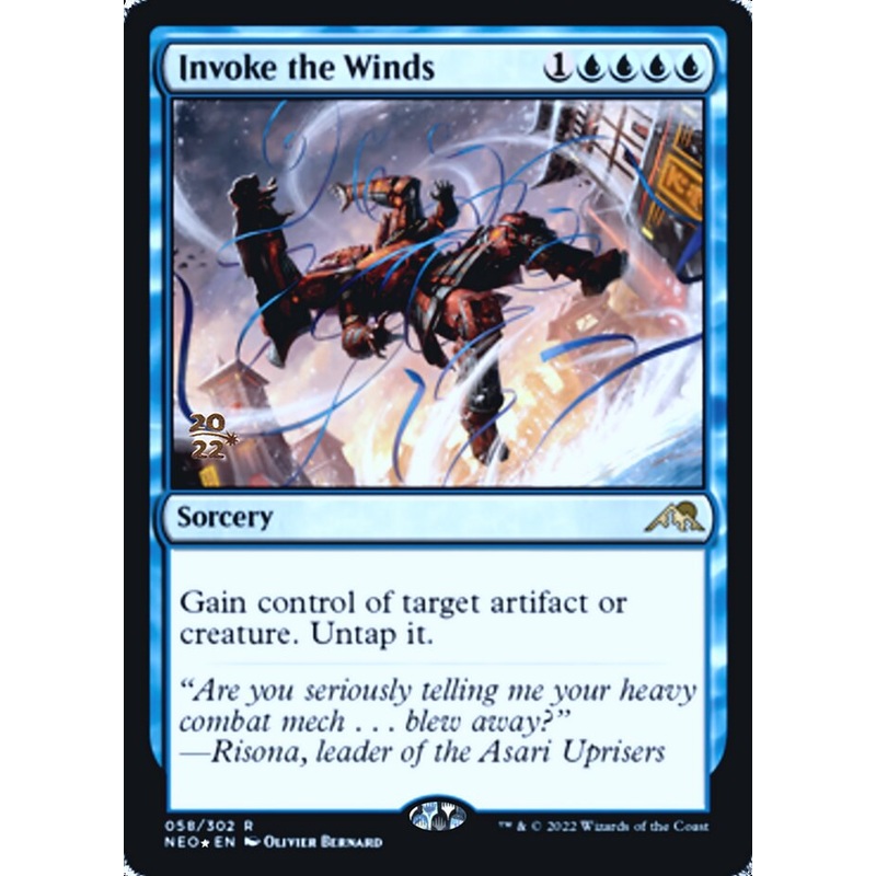 Invoke the Winds [Kamigawa: Neon Dynasty Prerelease Promos]